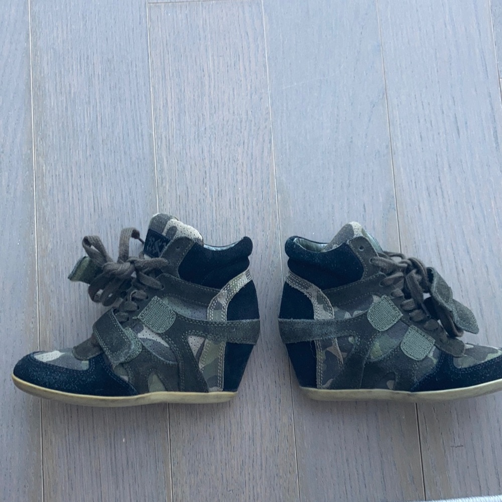 Ash platform sneakers